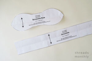 How to Make Scrunchies with Tails + FREE Printable Pattern